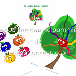 La pomme dans le pommier