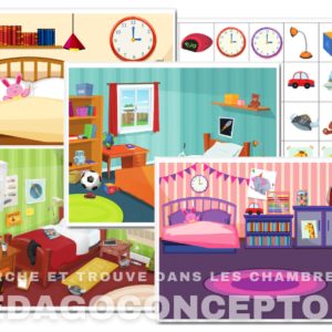 Cherche et trouve dans les chambres