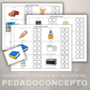 Cherche et trouve à l'intérieur