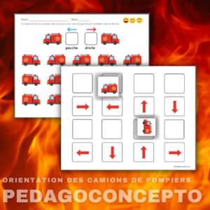 Orientation des camions de pompiers