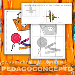 Casse tête Halloween