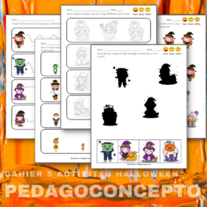 Cahier de 5 ateliers Halloween