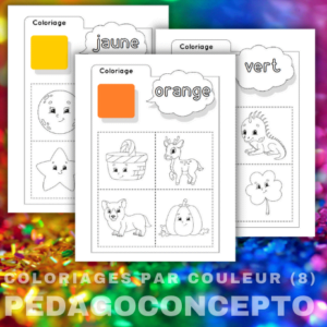 Coloriages par couleur
