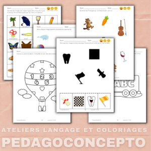 Ateliers langage et coloriages