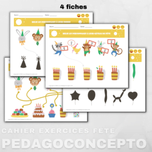 Cahier exercices fête