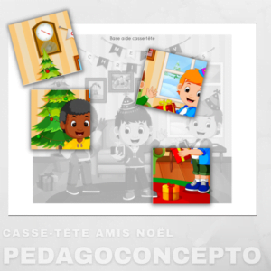 Casse-tête amis Noël