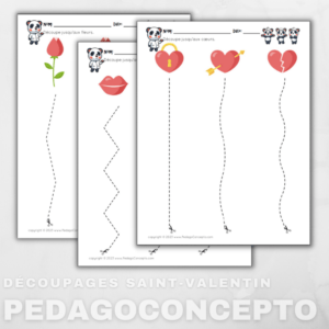 Découpages Saint-Valentin