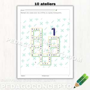 Chiffres croisés_Math