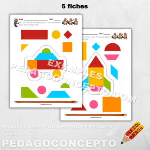  Trouve les formes superflues véhicules