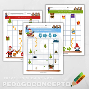 Trace les chemins Noel