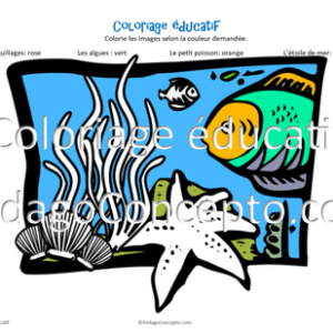 Coloriage éducatif