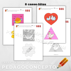 Casse-têtes et formes 