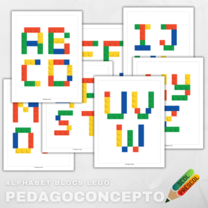 Alphabet blocs lego