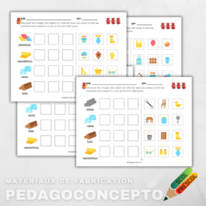 Matériaux de fabrication