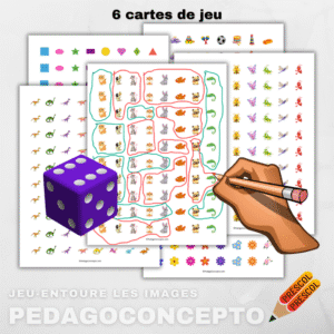 Jeu-Entoure les images