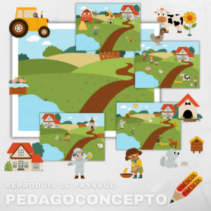 Reproduis le paysage