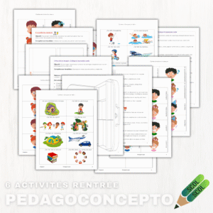 6 activités Rentrée