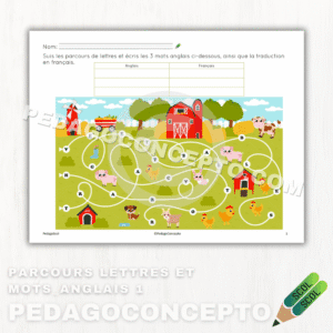 Parcours lettres et mots_anglais 1