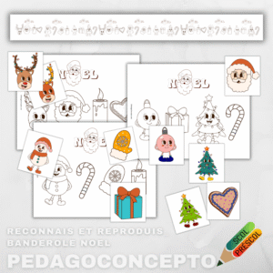 Reconnais et reproduis_Banderole Noel