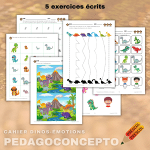 Cahier dinos-émotions