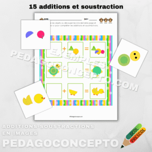 Additions-soustractions en images