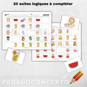 Suites logiques animaux