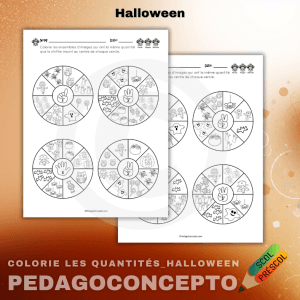 Colorie les quantités_halloween