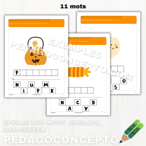 Épelle les mots anglais_Halloween